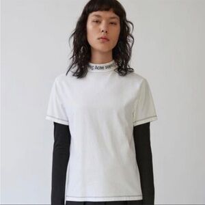 Acne Studios Navid Mock Neck Tee